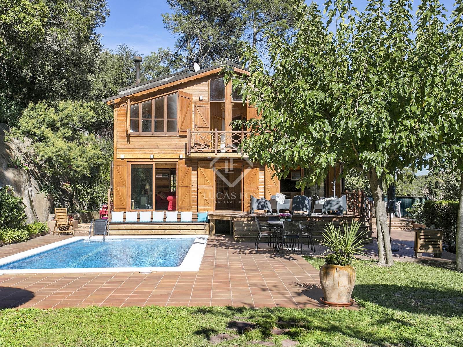 Jardí de Casa o xalet de lloguer en Sant Cugat del Vallès amb Aire condicionat, Calefacció i Jardí privat