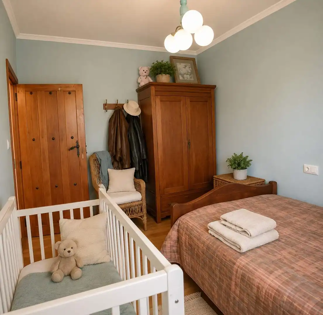 Dormitori de Casa o xalet en venda en Valdefresno amb Calefacció, Jardí privat i Terrassa