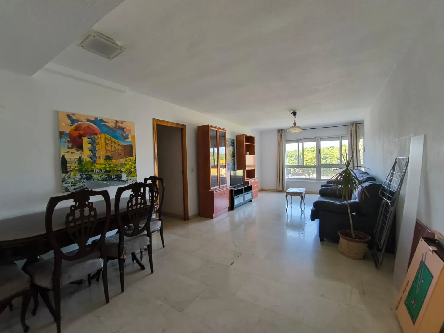 Living room of Flat for sale in  Murcia Capital  with Furnished and Washing machine
