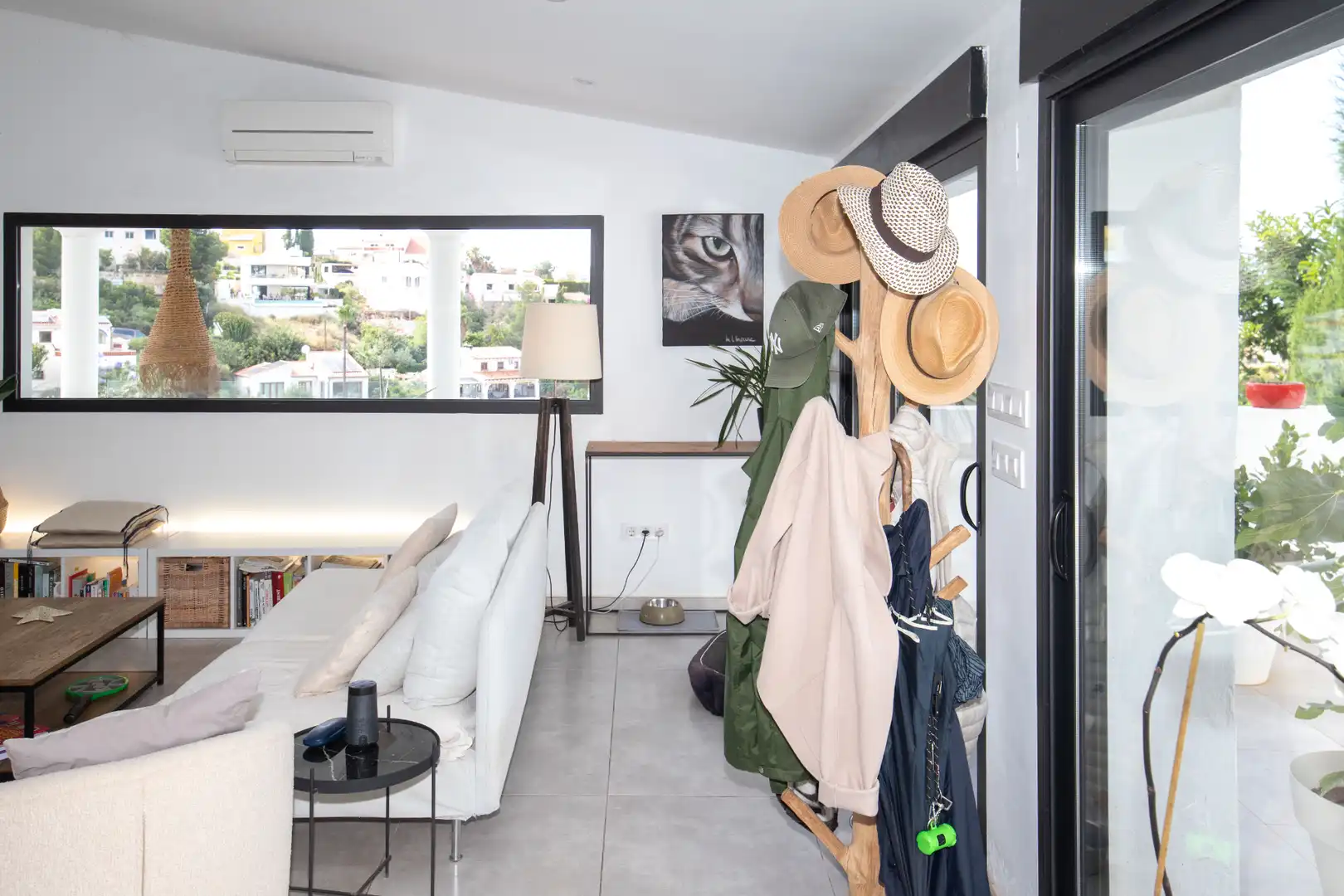 Sala d'estar de Casa o xalet en venda en Dénia amb Aire condicionat, Calefacció i Jardí privat