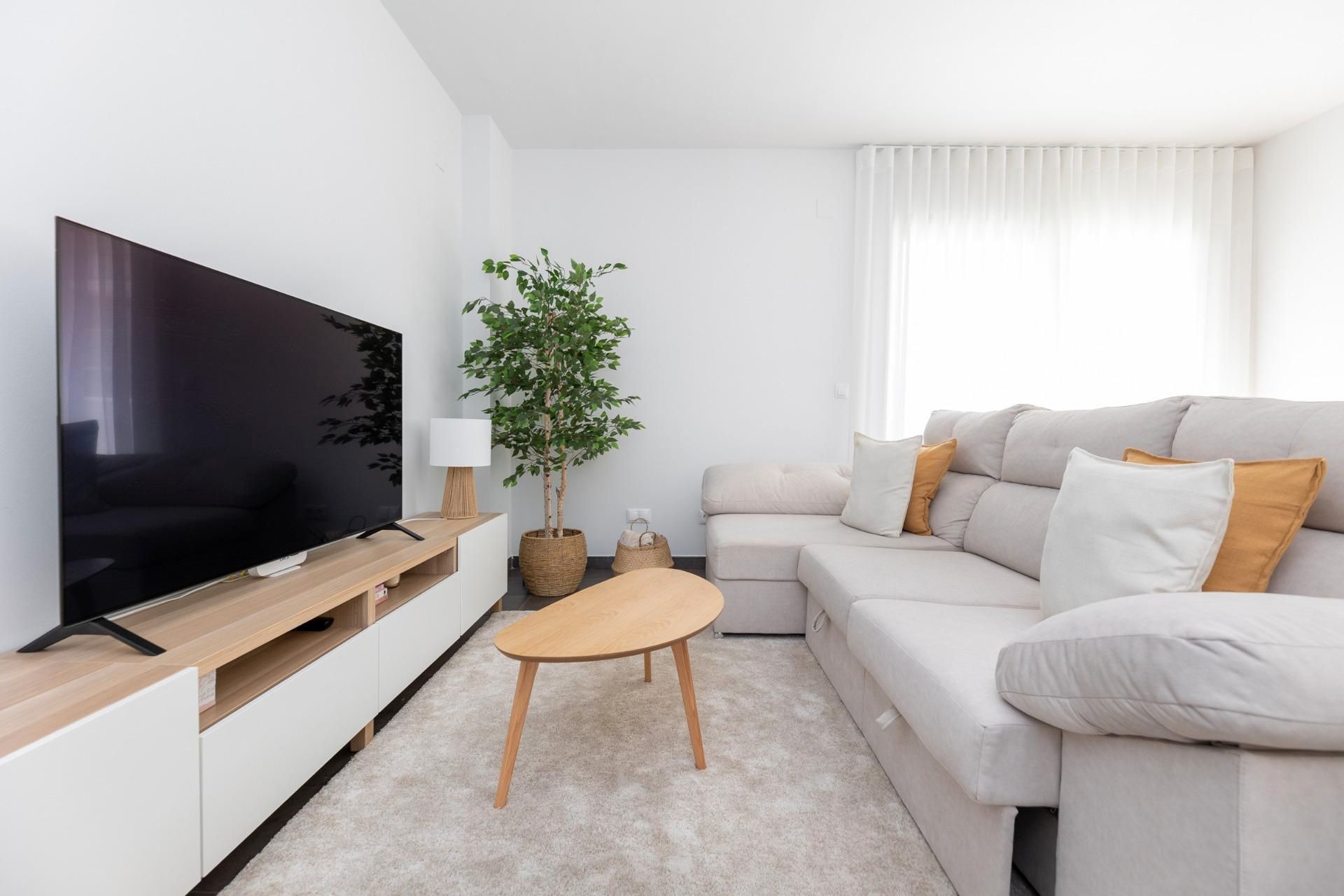 Sala d'estar de Pis en venda en Alhendín amb Aire condicionat, Calefacció i Jardí privat