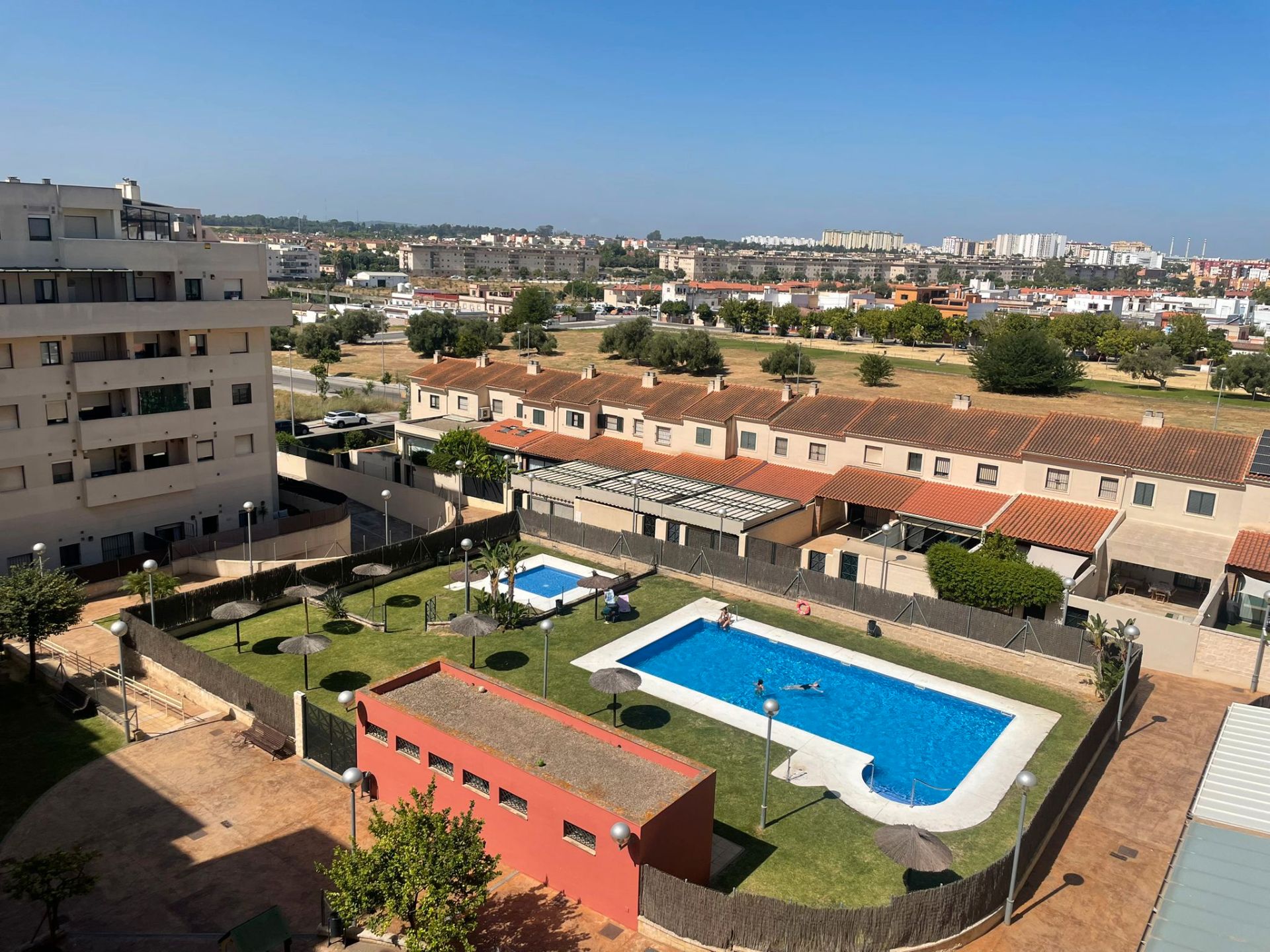 Swimming pool of Flat for sale in Jerez de la Frontera  with Air Conditioner, Parquet flooring and Terrace