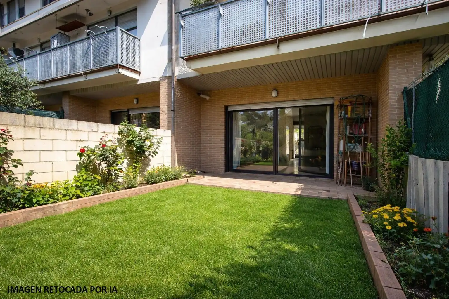 Terraza de Casa adosada en venta en Mendigorria con Calefacción, Jardín privado y Amueblado