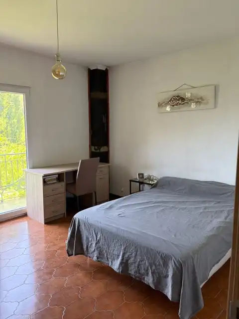 Schlafzimmer von Haus oder Chalet zum Verkauf in Els Hostalets de Pierola mit Klimaanlage, Heizung und Privatgarten