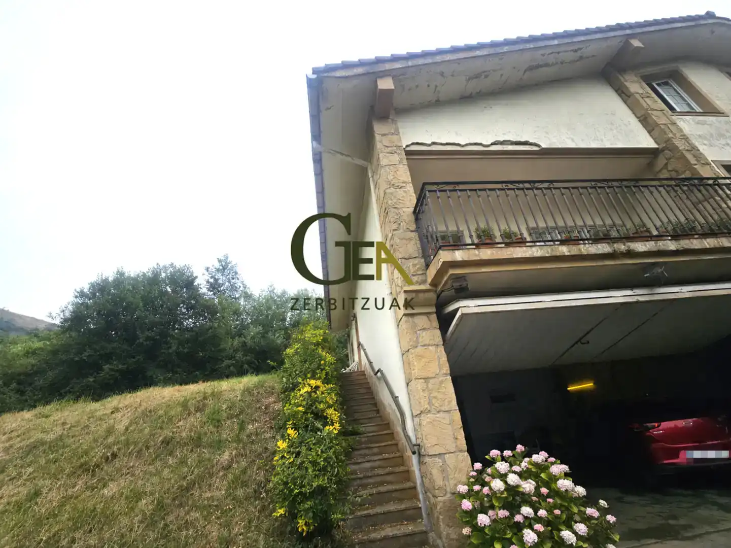 Vista exterior de Casa adosada en venta en Alkiza con Calefacción, Jardín privado y Terraza