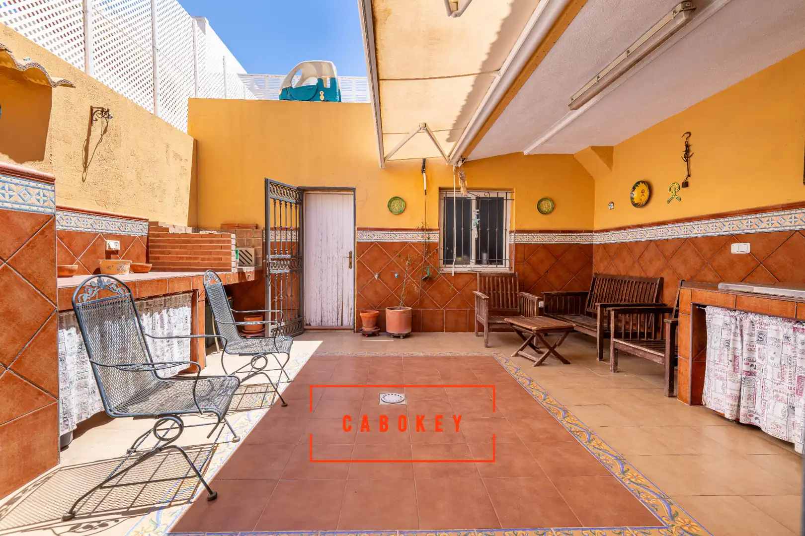 Terraza de Casa o chalet en venta en Huércal de Almería con Aire acondicionado, Calefacción y Jardín privado