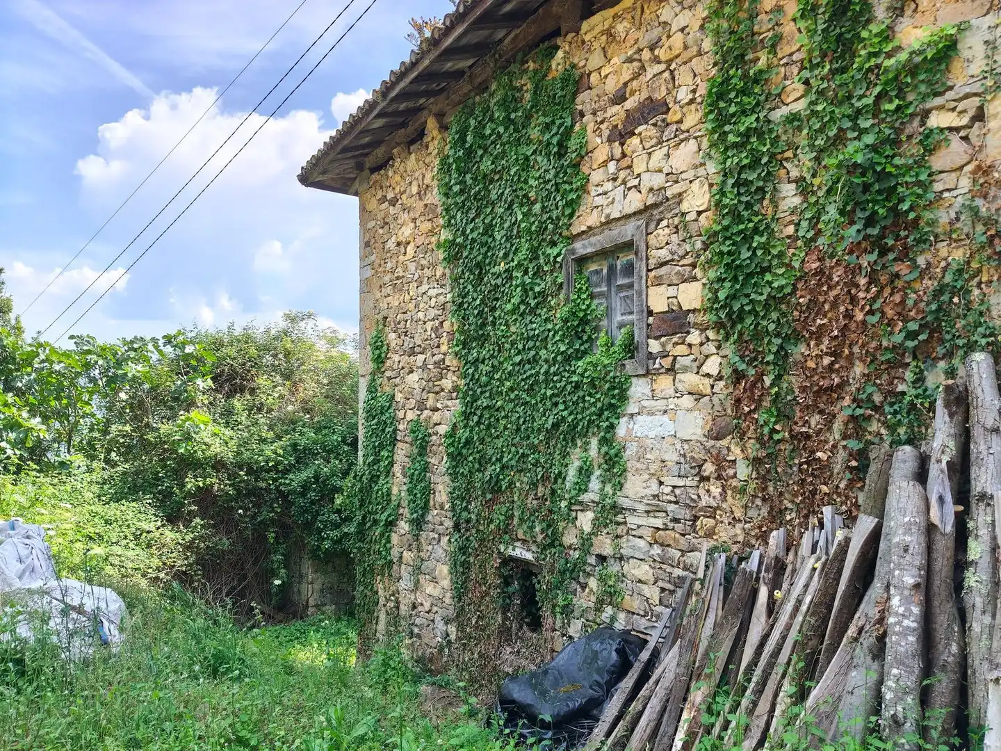Vista exterior de Casa o xalet en venda en Salas amb Terrassa i Piscina