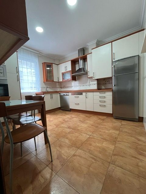 Kitchen of Flat for sale in Ferrol  with Heating, Parquet flooring and Furnished