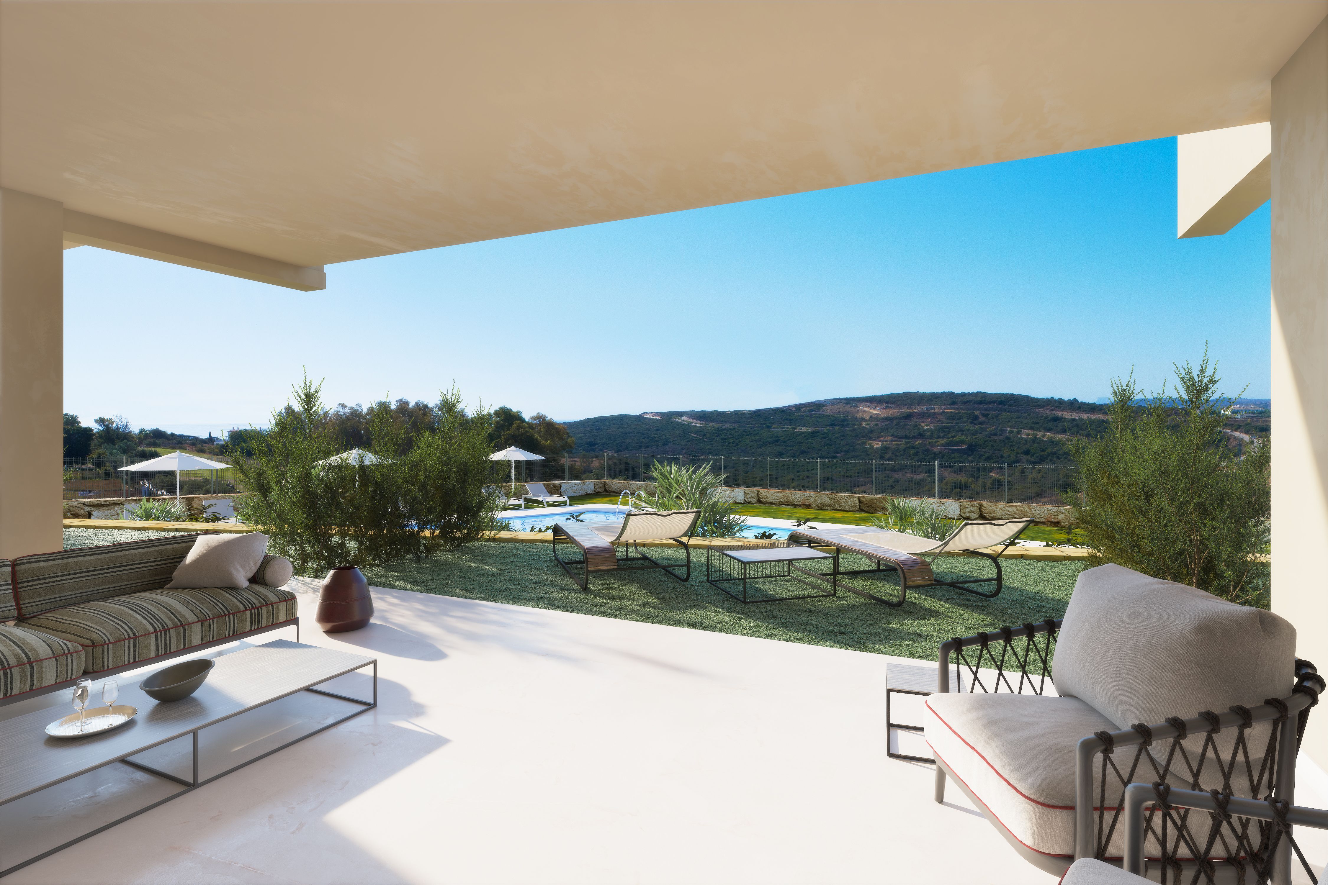 Terrassa de Apartament en venda en Estepona