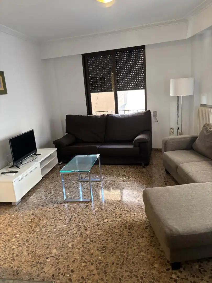 Wohnzimmer von Wohnung zur Miete in Valencia mit Klimaanlage, Heizung und Möbliert