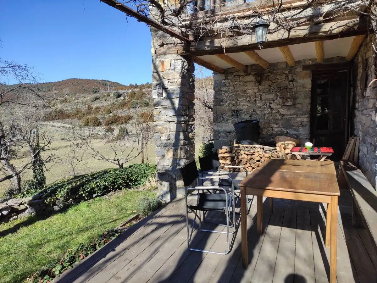Terrassa de Casa o xalet en venda en Fanlo amb Calefacció, Jardí privat i Terrassa