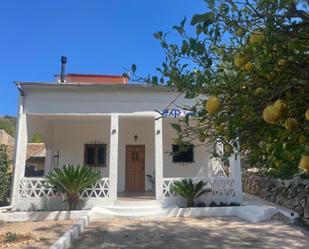 Exterior view of Country house for sale in Simat de la Valldigna  with Terrace, Swimming Pool and Balcony