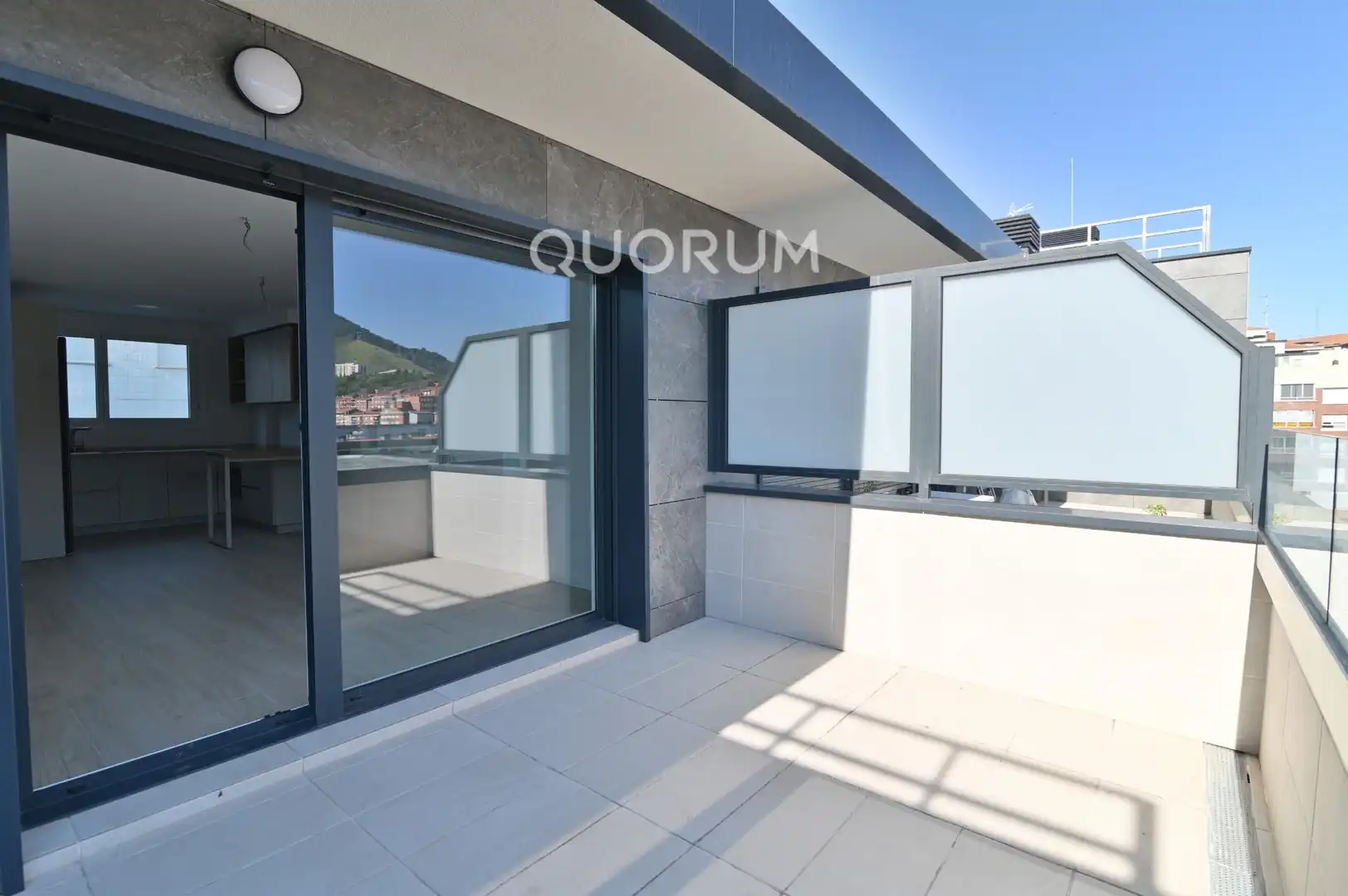 Terrace of Flat for rent in Bilbao   with Heating, Terrace and Storage room