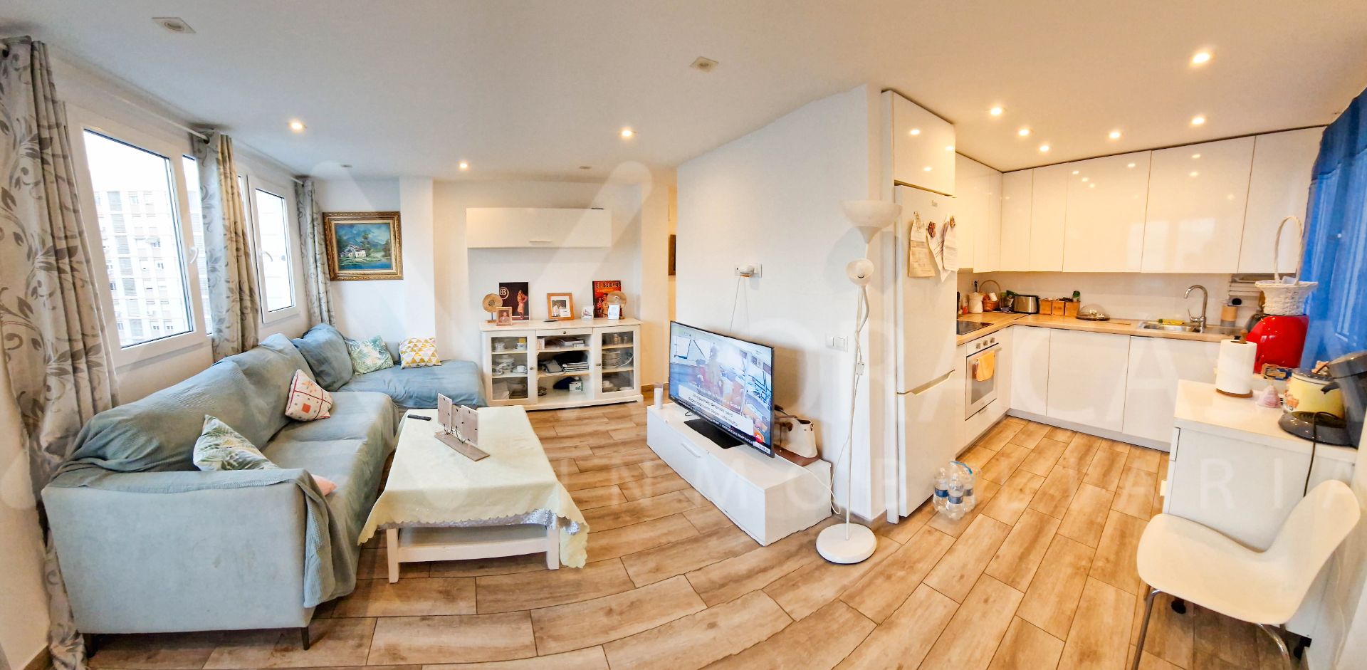 Sala d'estar de Pis en venda en Málaga Capital amb Moblat