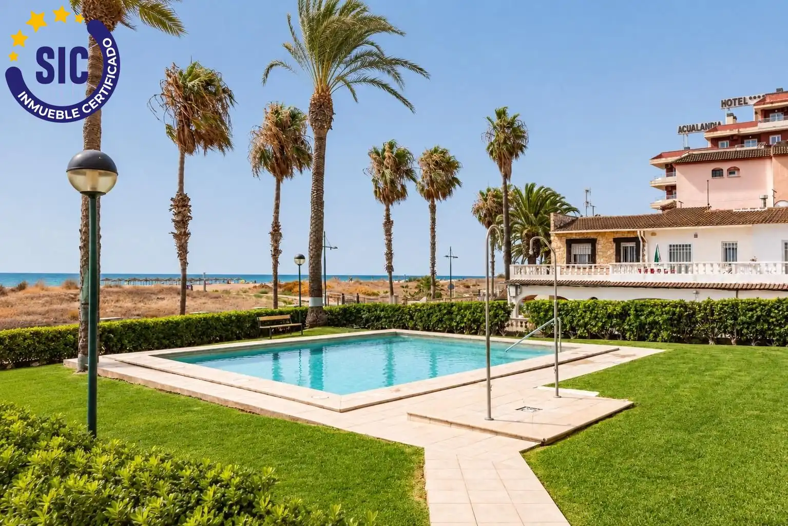 Piscina de Apartament en venda en Peñíscola / Peníscola amb Terrassa, Moblat i Piscina comunitària