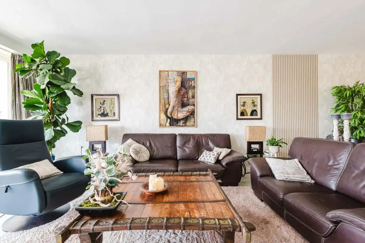 Sala d'estar de Pis en venda en Benahavís amb Aire condicionat, Calefacció i Jardí privat