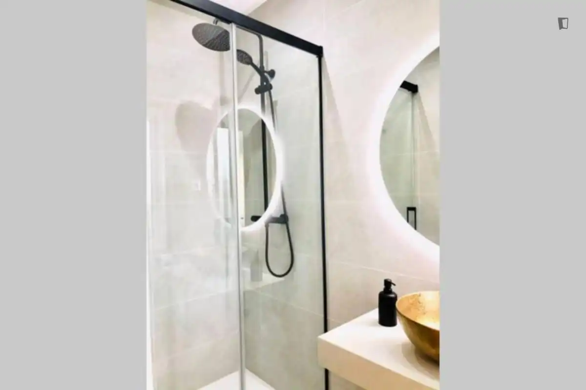Bany de Apartament de lloguer en Málaga amb Aire condicionat, Moblat i Forn