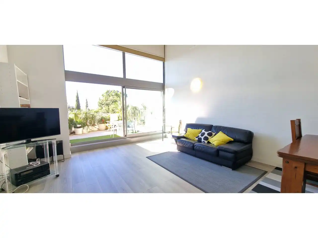 Sala de estar de Loft en venta en Valencia con Aire acondicionado, Parquet y Terraza