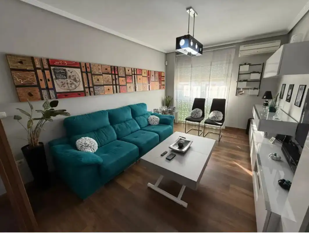 Sala de estar de Piso en venta en Huelva con Aire acondicionado, Calefacción y Parquet