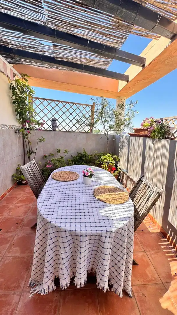 Terrasse von Einfamilien-Reihenhaus zum Verkauf in Puçol mit Heizung, Terrasse und Balkon