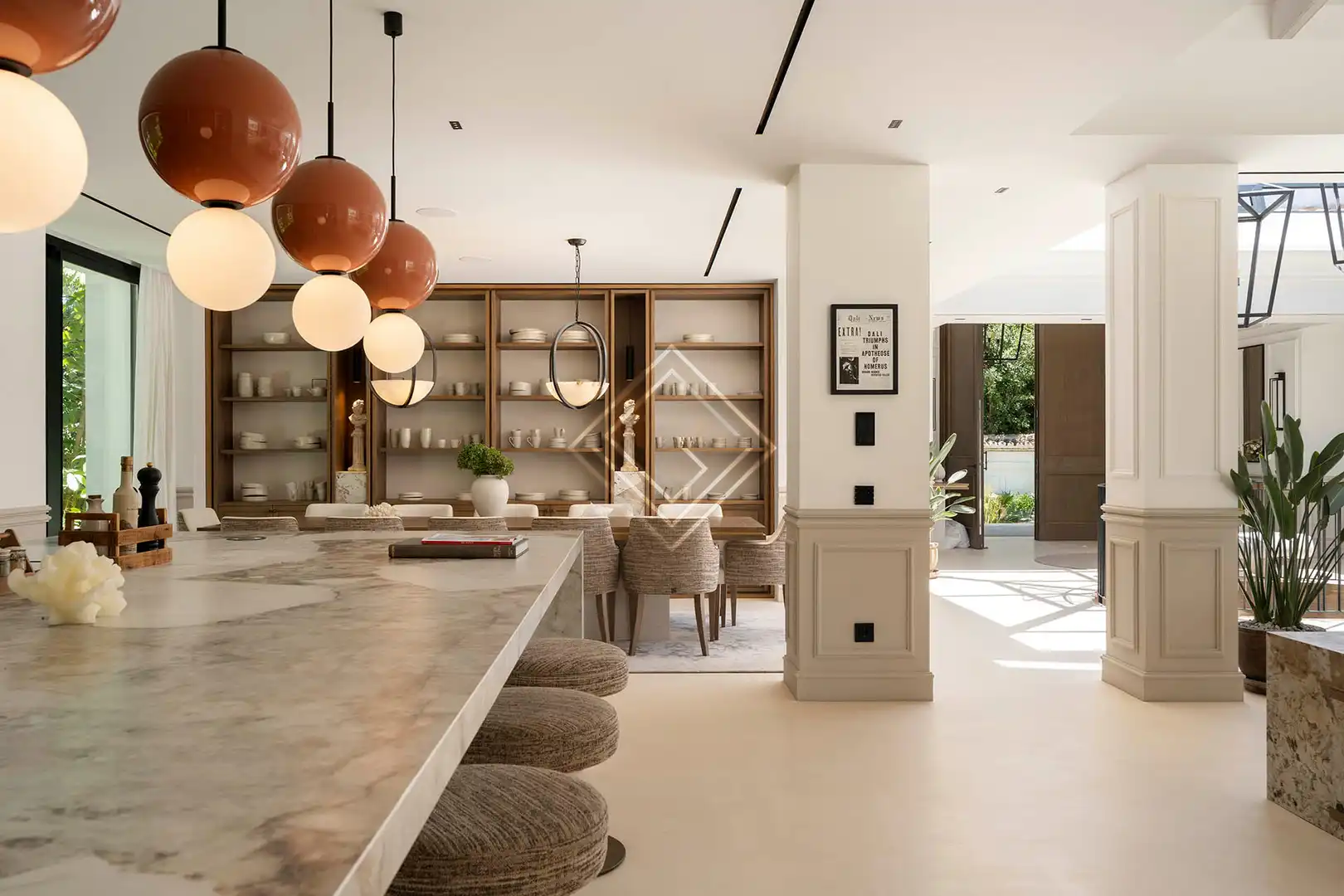 Cocina de Casa o chalet en venta en Marbella con Aire acondicionado, Jardín privado y Terraza