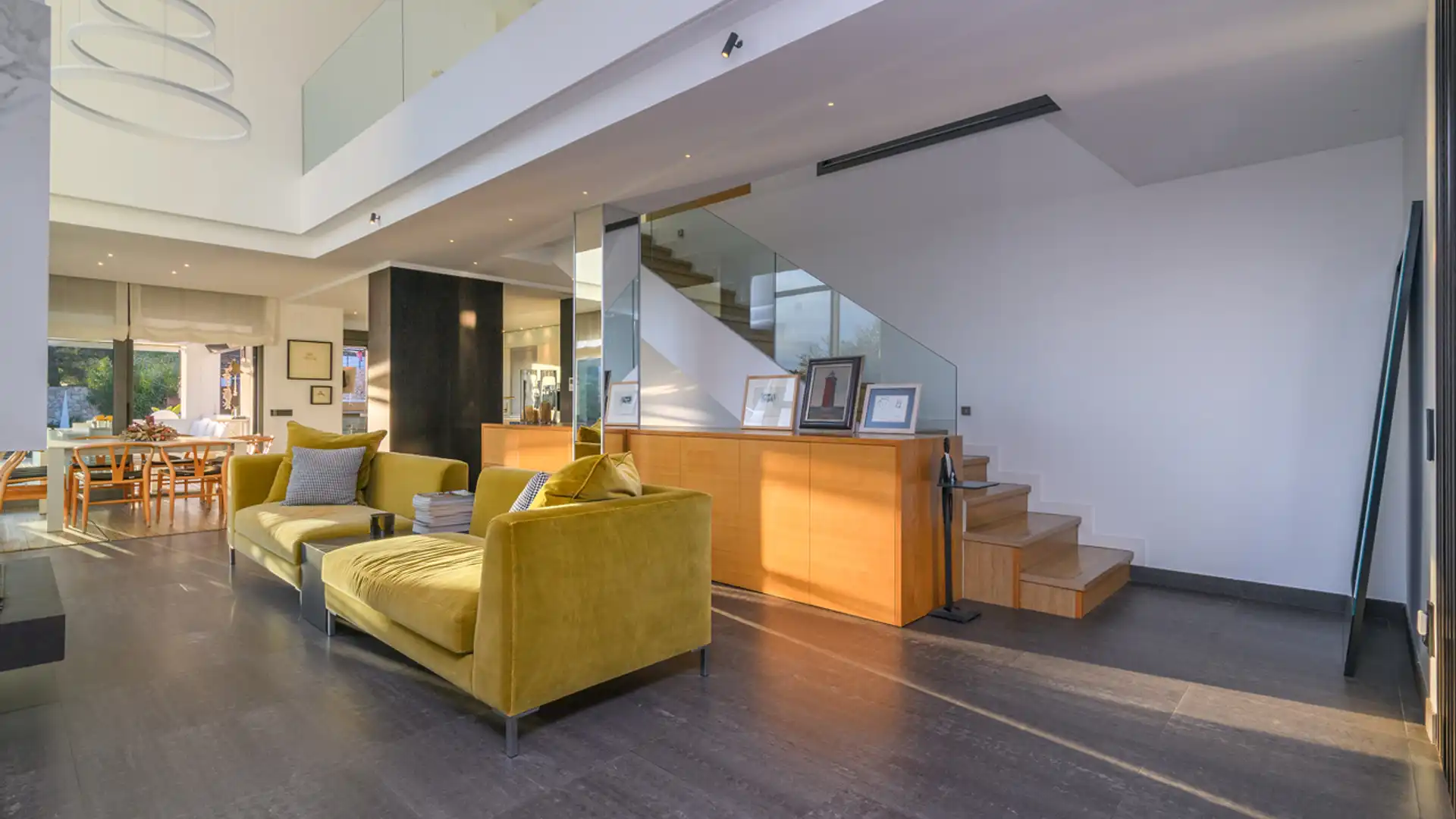 Sala de estar de Casa o chalet en venta en Sitges con Aire acondicionado, Calefacción y Jardín privado