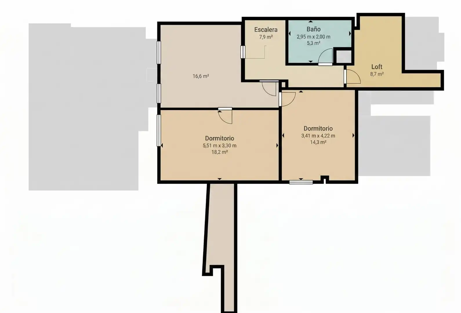 Einfamilien-Reihenhaus zum Verkauf in Neda mit Heizung, Privatgarten und Alarm
