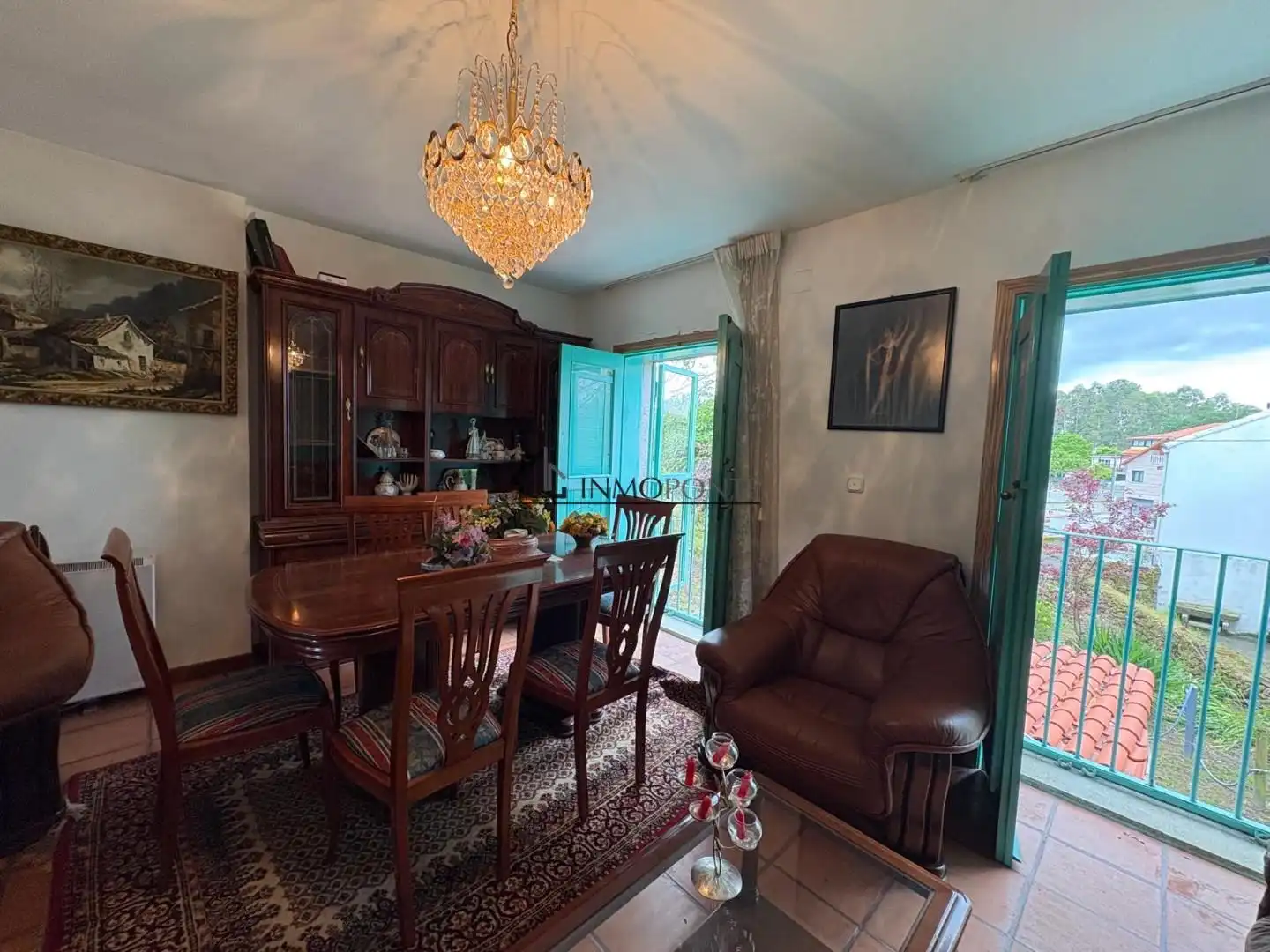 Comedor de Casa o chalet de alquiler en Pontevedra Capital  con Calefacción, Jardín privado y Amueblado
