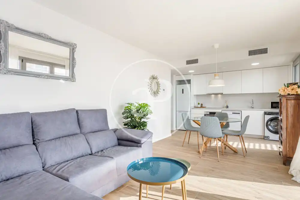 Living room of Flat for rent in Quart de Poblet  with Air Conditioner, Heating and Private garden