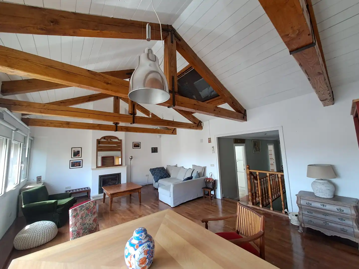 Living room of Flat for rent in Salamanca  with Air Conditioner, Heating and Parquet flooring