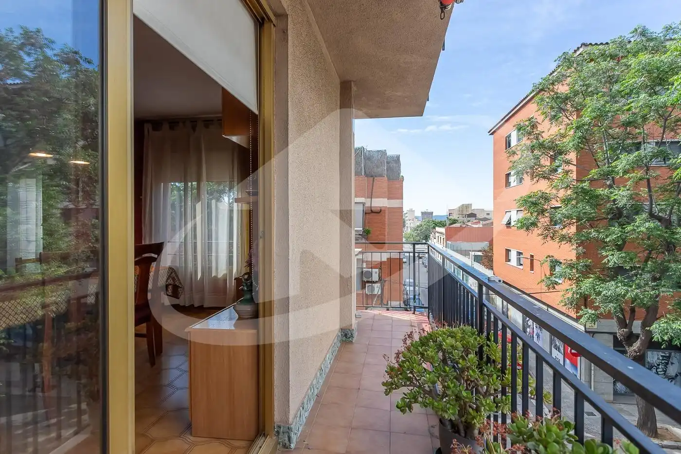 Terrasse von Wohnung zum Verkauf in Sabadell mit Klimaanlage, Heizung und Balkon