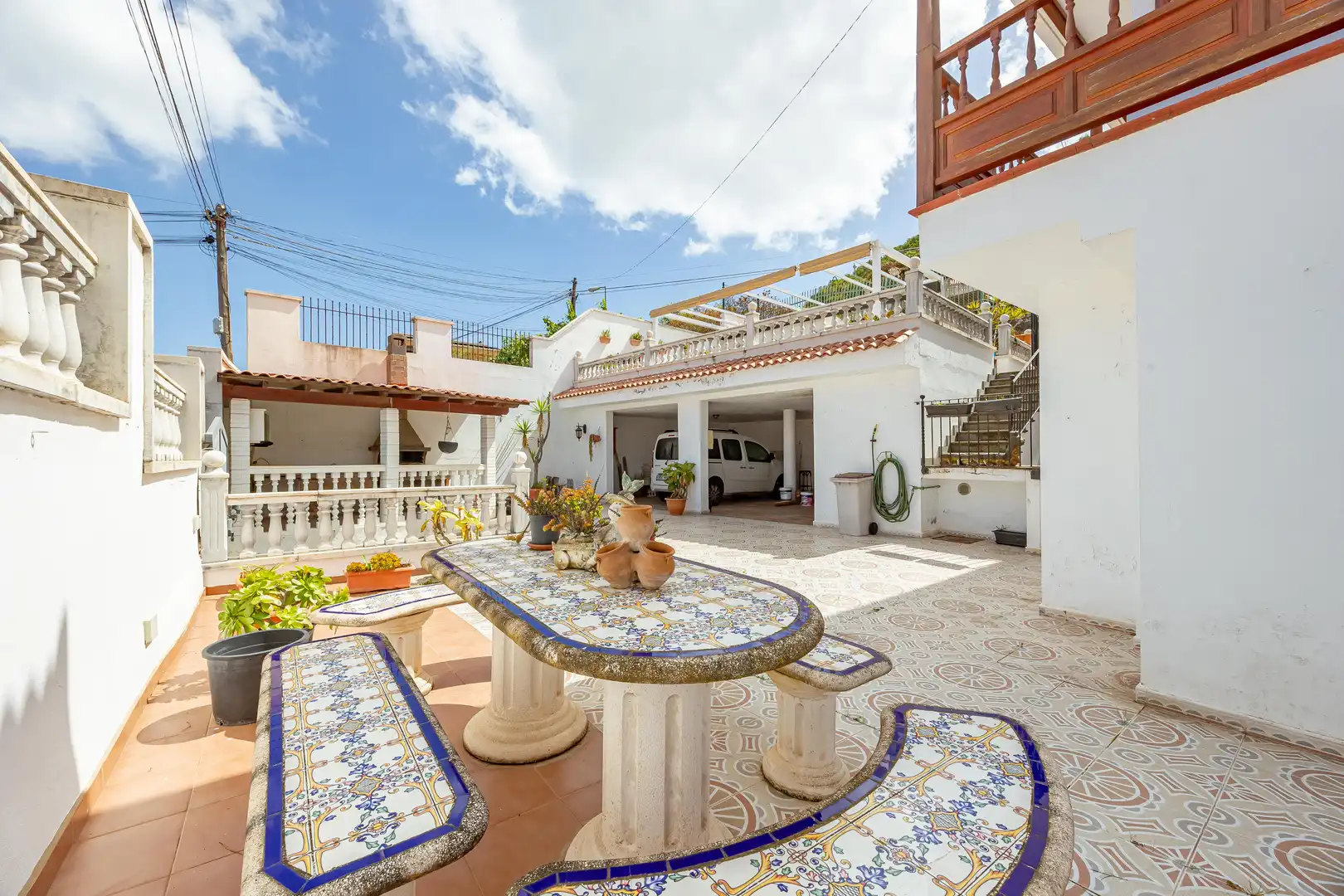 Terrassa de Casa o xalet en venda en Las Palmas de Gran Canaria amb Aire condicionat, Jardí privat i Terrassa