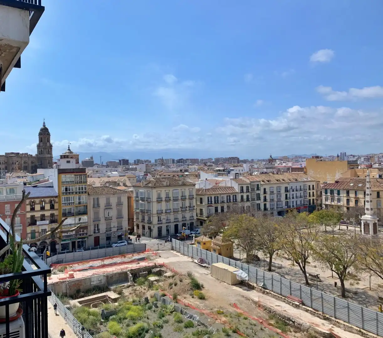 Vista exterior de Piso de alquiler en Málaga con Aire acondicionado, Calefacción y Amueblado