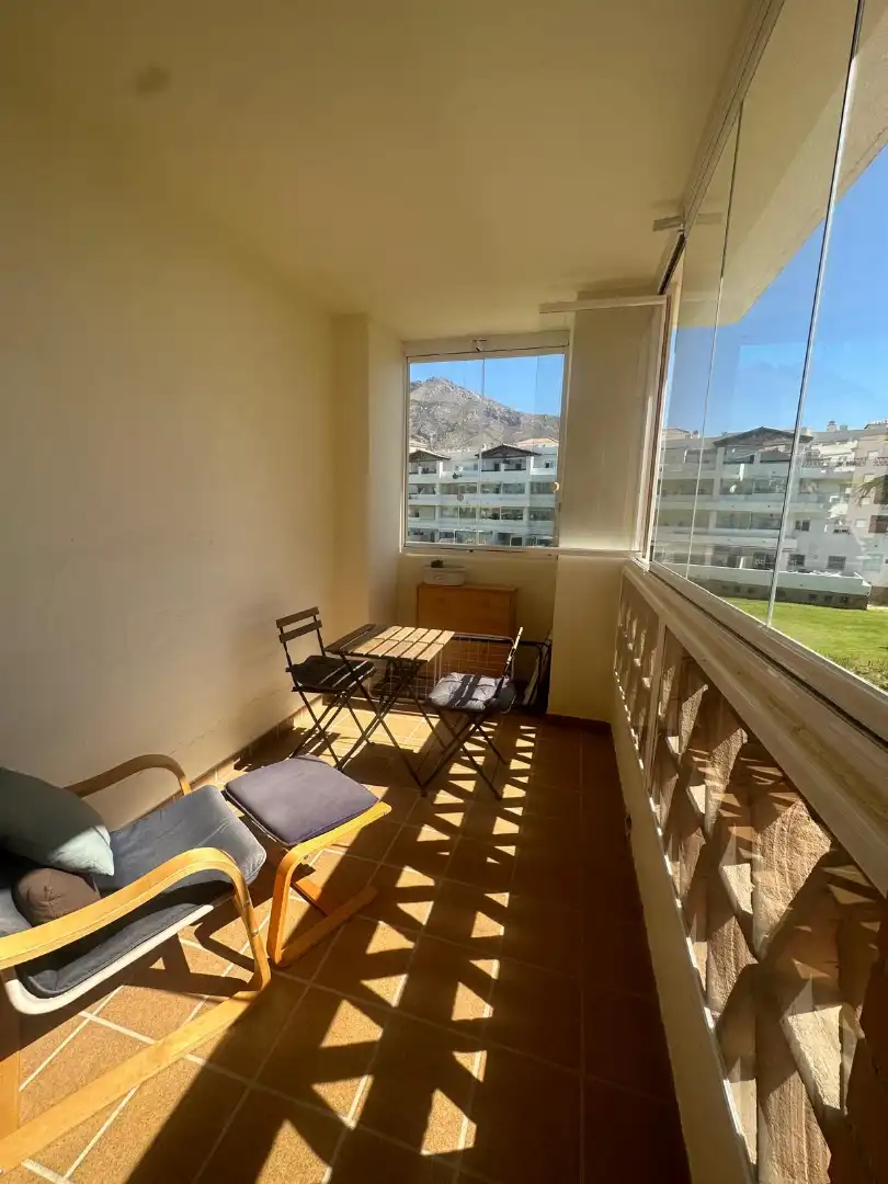 Terrassa de Pis de lloguer en Benalmádena amb Terrassa, Moblat i Forn
