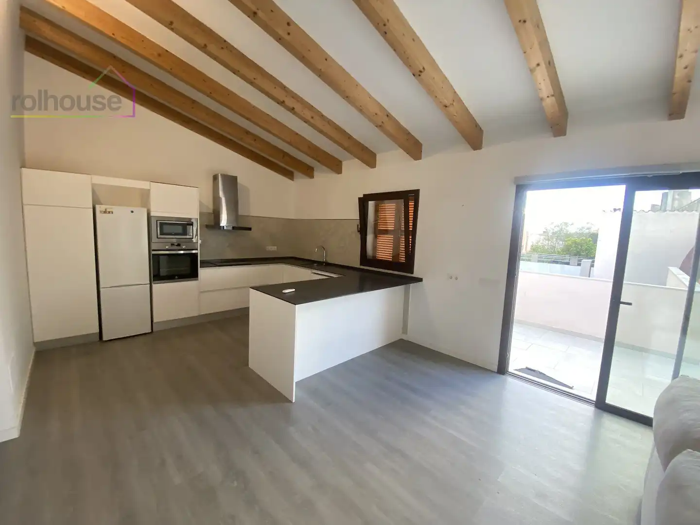 Kitchen of Duplexes for rent in Binissalem  with Air Conditioner, Parquet flooring and Terrace