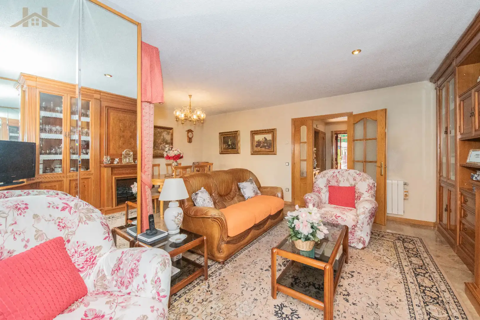 Sala de estar de Casa o chalet en venta en Alcorcón con Calefacción, Jardín privado y Terraza
