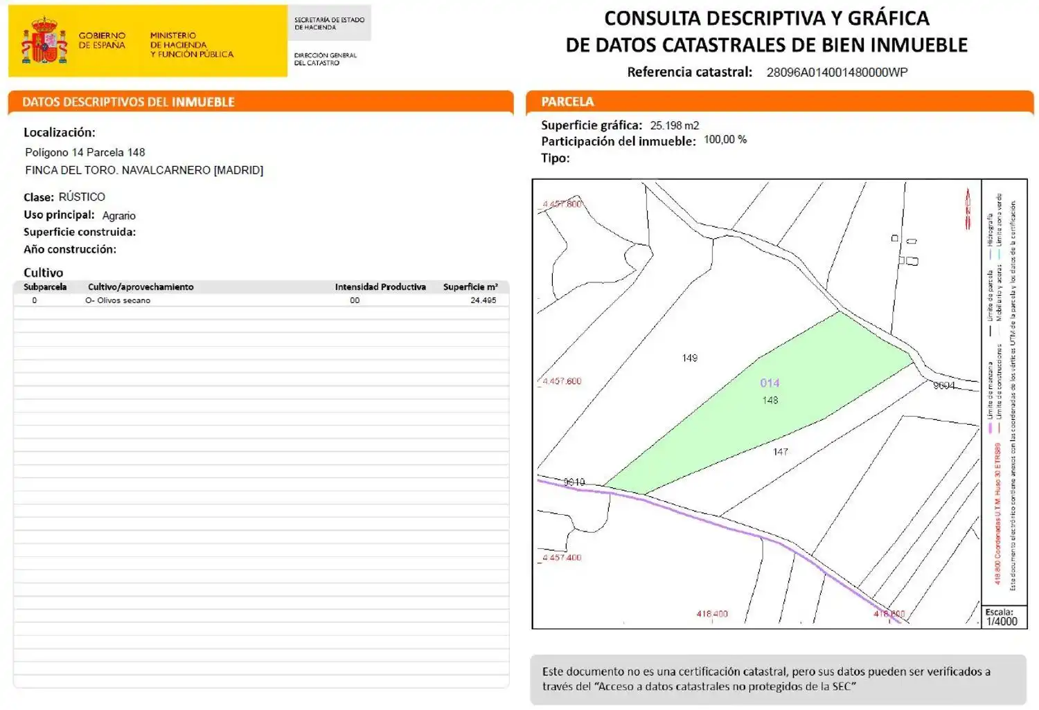 Vista exterior de Finca rústica en venta en Navalcarnero con Jardín privado, Terraza y Trastero