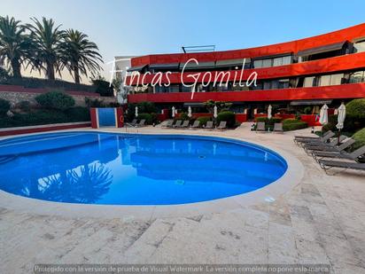 Swimming pool of Flat for sale in Es Castell  with Air Conditioner