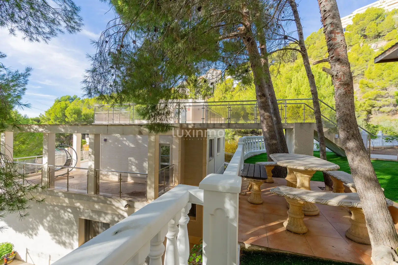 Jardín de Casa o chalet en venta en Altea con Aire acondicionado, Calefacción y Jardín privado