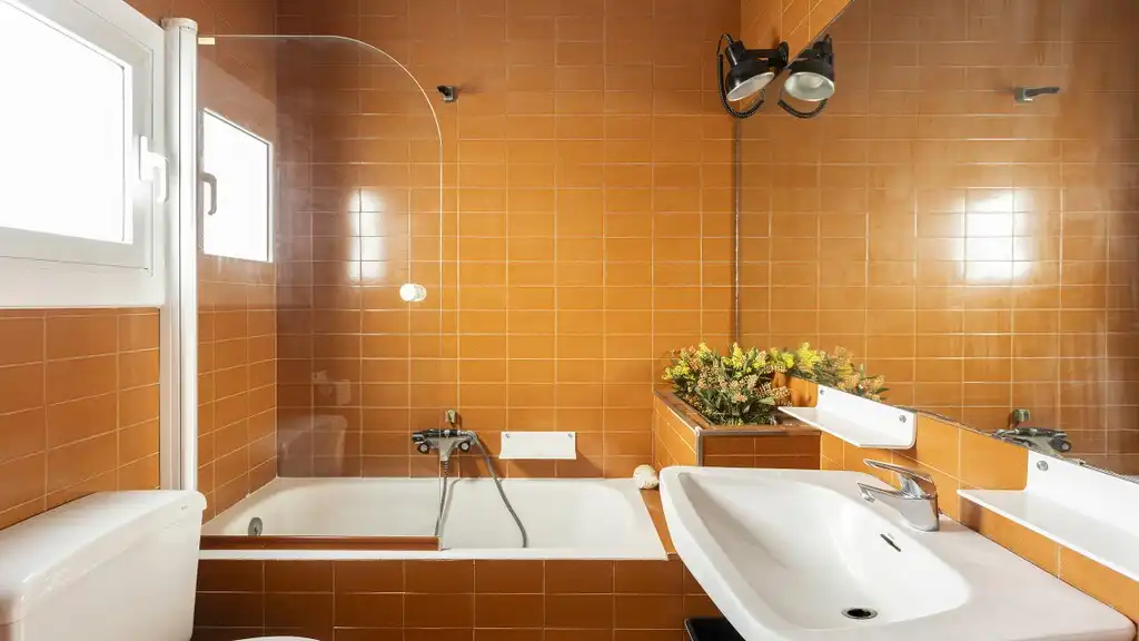 Baño de Ático en venta en Barcelona con Aire acondicionado, Calefacción y Parquet