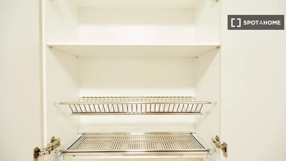 Cocina de Piso de alquiler en Madrid con Aire acondicionado, Calefacción y Amueblado