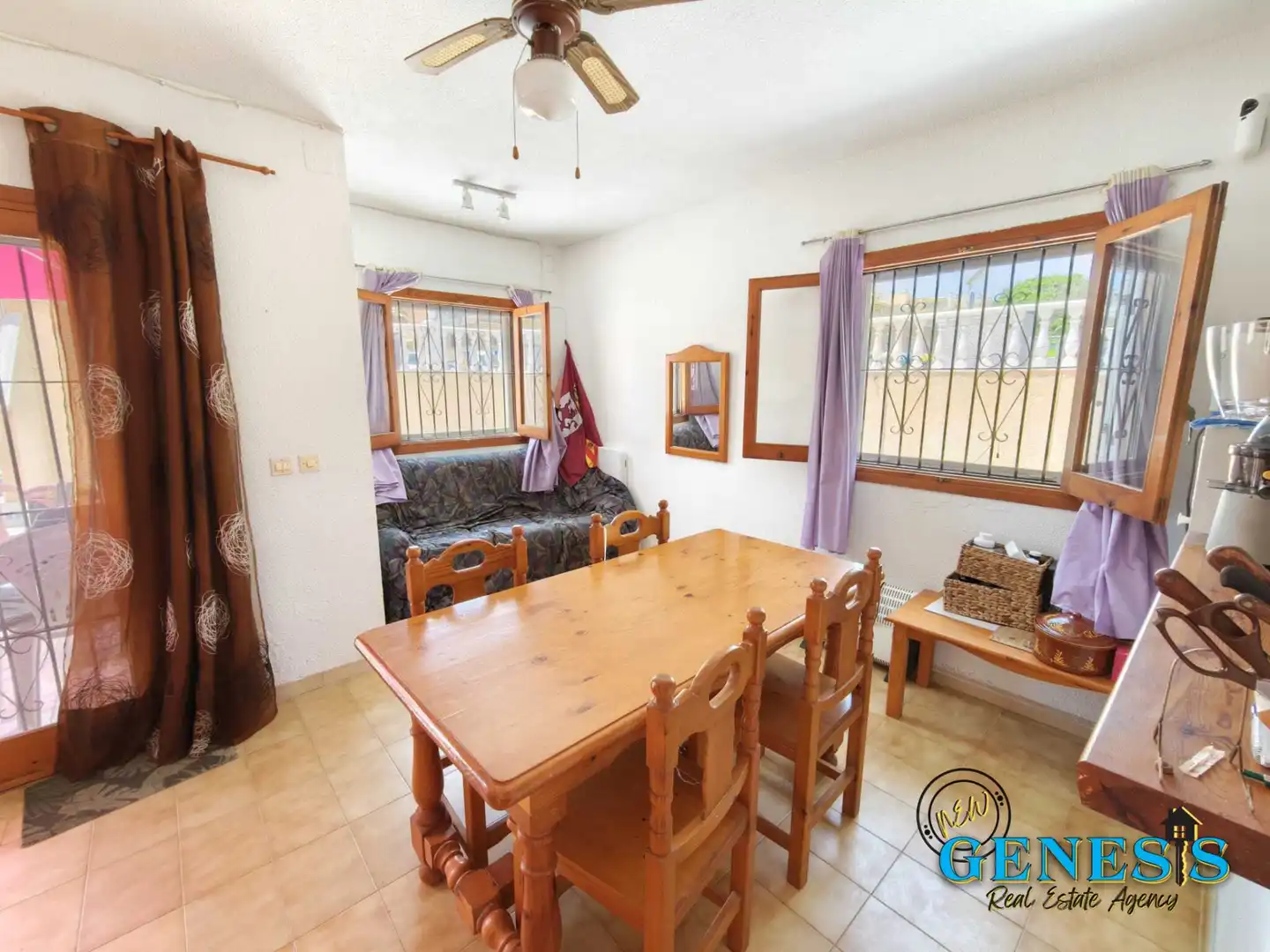 Dining room of Ground floor for sale in Torrevieja  with Air Conditioner, Private garden and Terrace