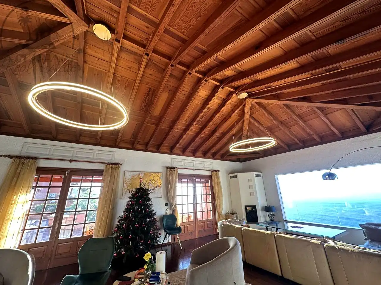 Sala d'estar de Casa o xalet en venda en Tacoronte amb Aire condicionat, Calefacció i Jardí privat