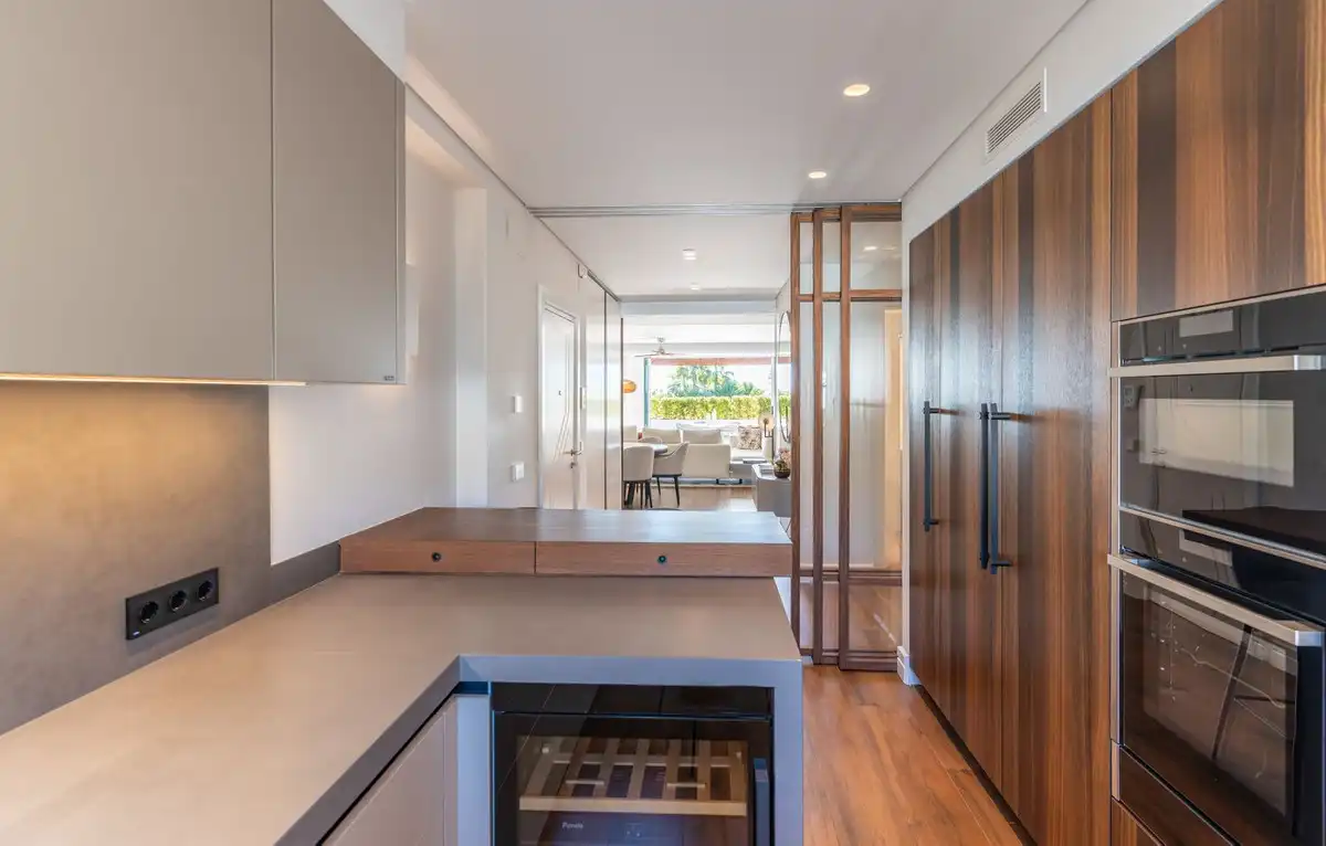 Cocina de Apartamento en venta en Milla de Oro
