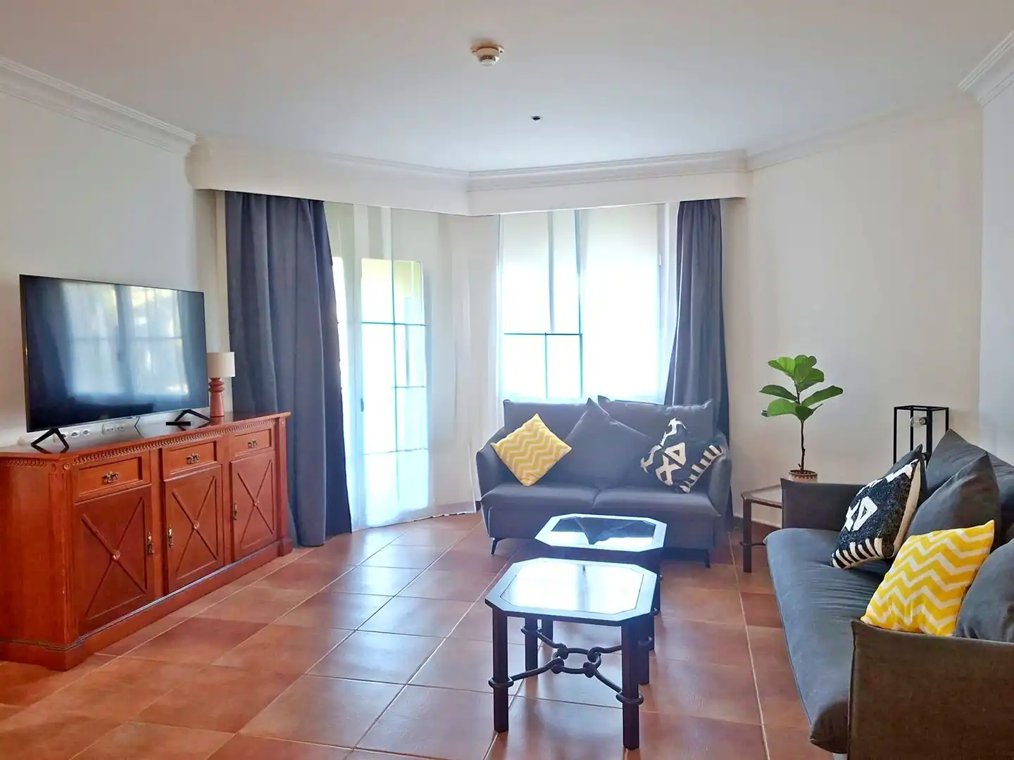 Sala de estar de Apartamento en venta en Dénia con Aire acondicionado, Calefacción y Terraza