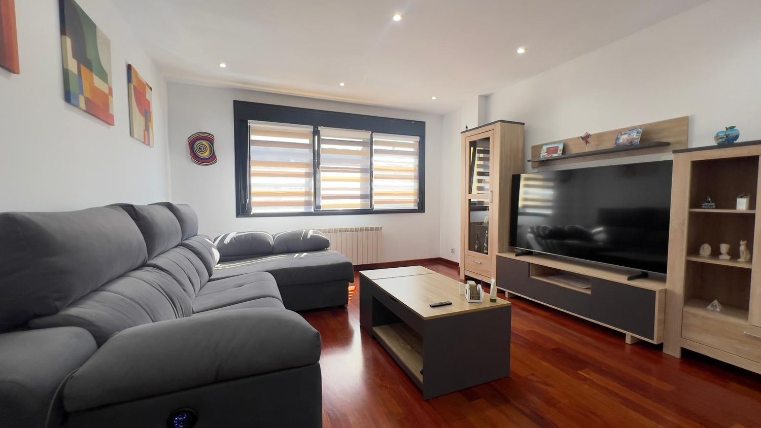 Sala de estar de Piso en venta en Gijón  con Calefacción, Jardín privado y Trastero