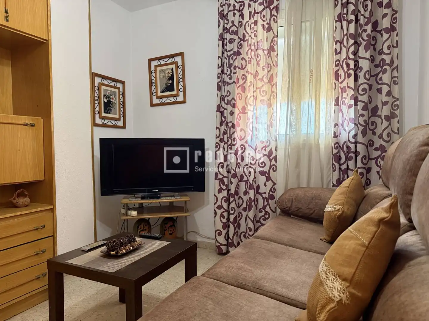 Sala d'estar de Pis en venda en Málaga amb Calefacció i Terrassa