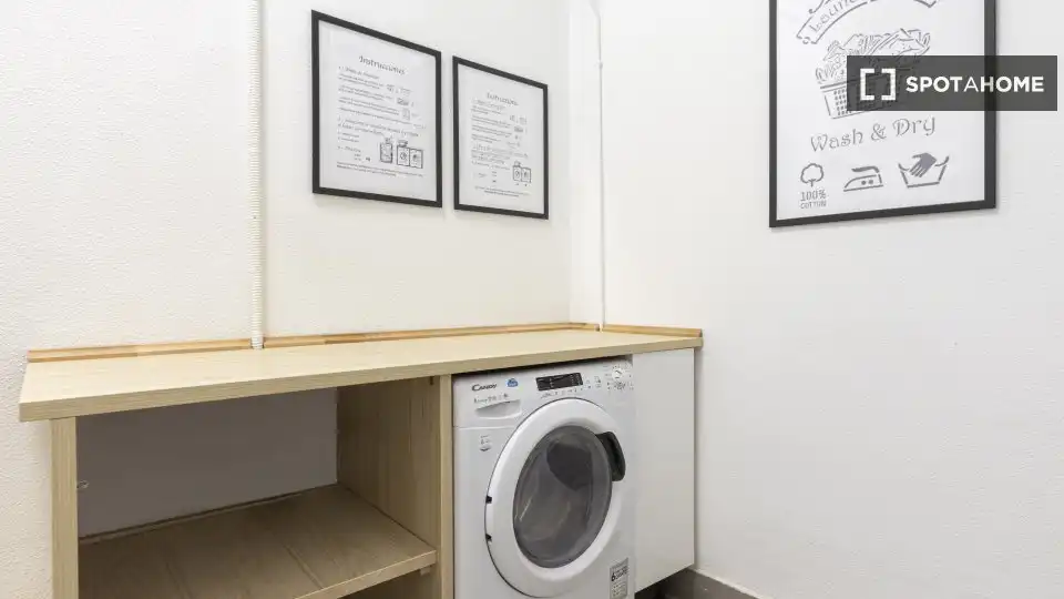 Flat for rent in Madrid  with Air Conditioner, Heating and Furnished