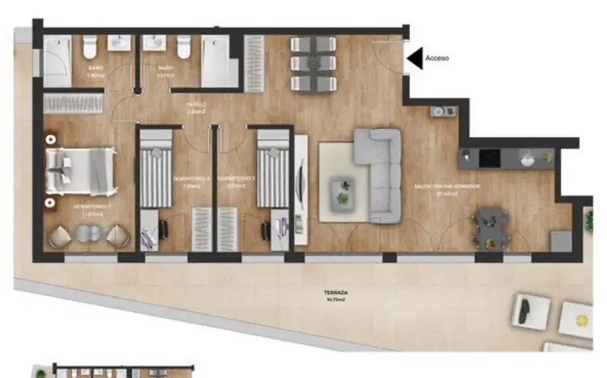 Attic for sale in Calle Barrio Sierrapando, 712, Sierrapando