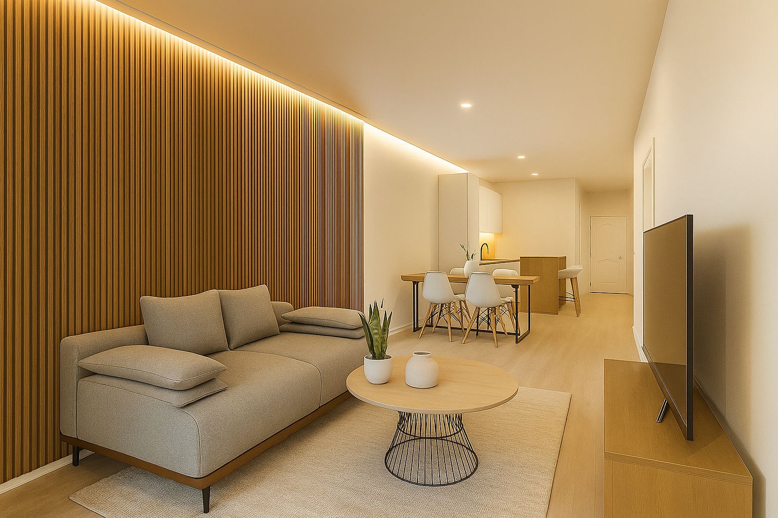 Living room of Planta baja for sale in Sabadell  with Air Conditioner, Heating and Terrace